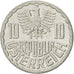Coin, Austria, 10 Groschen, 1994, Vienna, AU(55-58), Aluminum, KM:2878