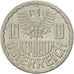 Monnaie, Autriche, 10 Groschen, 1991, Vienna, SUP, Aluminium, KM:2878