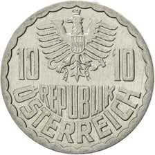 Coin, Austria, 10 Groschen, 1996, Vienna, AU(55-58), Aluminum, KM:2878