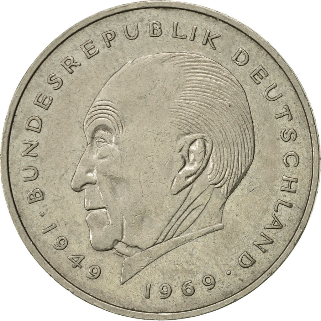 Coin, GERMANY - FEDERAL REPUBLIC, 2 Mark, 1982, Hambourg, AU(55-58)