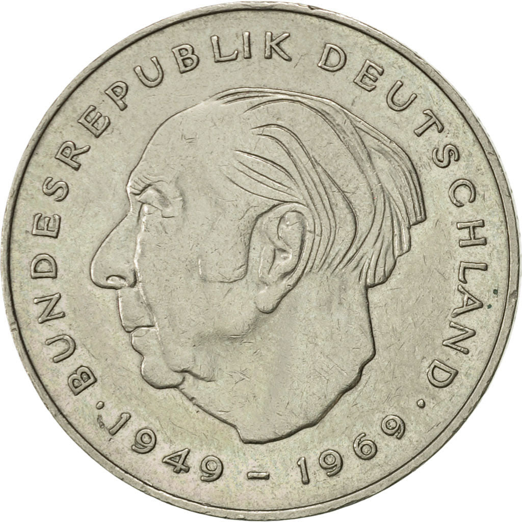 Coin, GERMANY - FEDERAL REPUBLIC, 2 Mark, 1983, Stuttgart, AU(55-58)