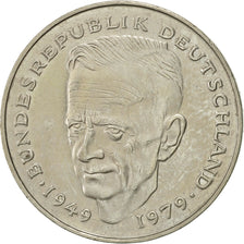 Coin, GERMANY - FEDERAL REPUBLIC, 2 Mark, 1988, Munich, AU(55-58), Copper-Nickel