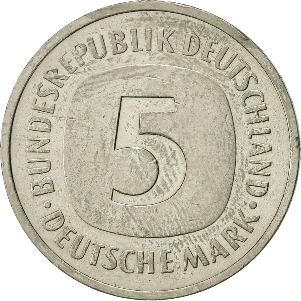 Coin, GERMANY - FEDERAL REPUBLIC, 5 Mark, 1979, Hambourg, AU(50-53)