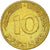 Moneda, ALEMANIA - REPÚBLICA FEDERAL, 10 Pfennig, 1995, Berlin, MBC+, Latón