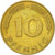Moneda, ALEMANIA - REPÚBLICA FEDERAL, 10 Pfennig, 1995, Karlsruhe, MBC+, Latón