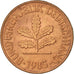 Moneta, GERMANIA - REPUBBLICA FEDERALE, 2 Pfennig, 1985, Stuttgart, BB+, Acciaio