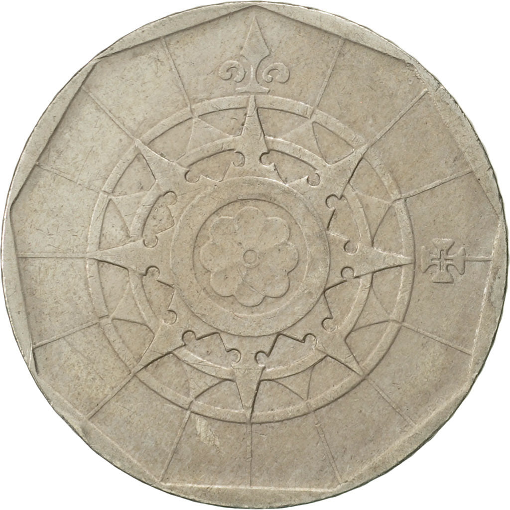 Moneda, Portugal, 20 Escudos, 1987, Lisbon, MBC, Cobre - níquel, KM:634.1