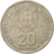 Münze, Portugal, 20 Escudos, 1987, Lisbon, SS, Copper-nickel, KM:634.1