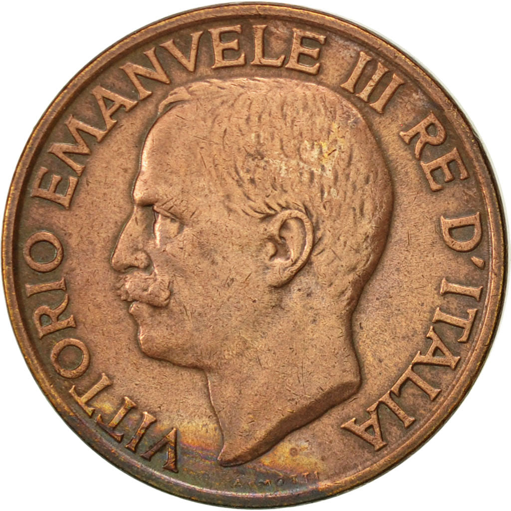 Italy, Vittorio Emanuele III, 10 Centesimi, 1936, Rome, EF(40-45), Bronze, KM:60