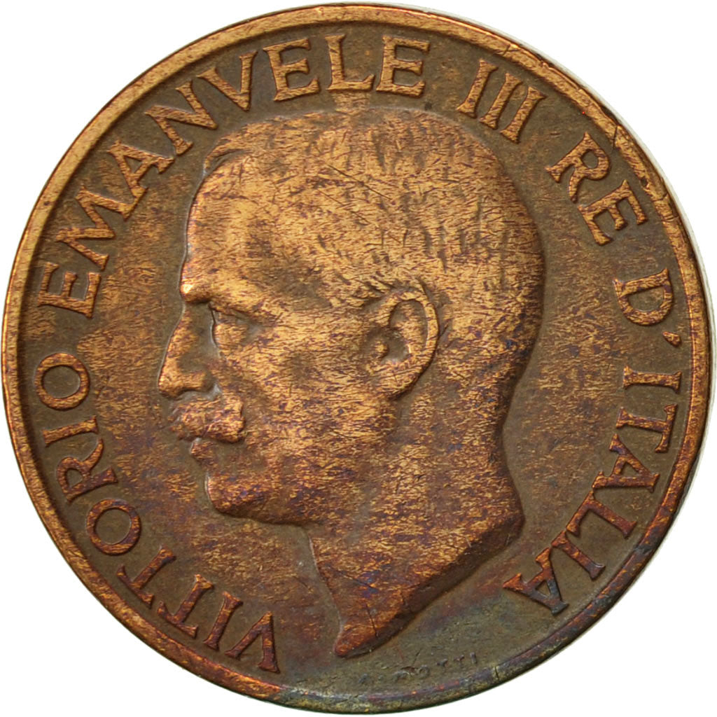 Italy, Vittorio Emanuele III, 10 Centesimi, 1934, Rome, EF(40-45), Bronze, KM:60