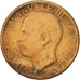 Moneda, Italia, Vittorio Emanuele III, 10 Centesimi, 1925, Rome, BC+, Bronce