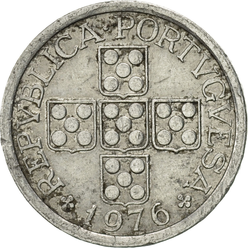 Monnaie, Portugal, 10 Centavos, 1976, TTB+, Aluminium, KM:594