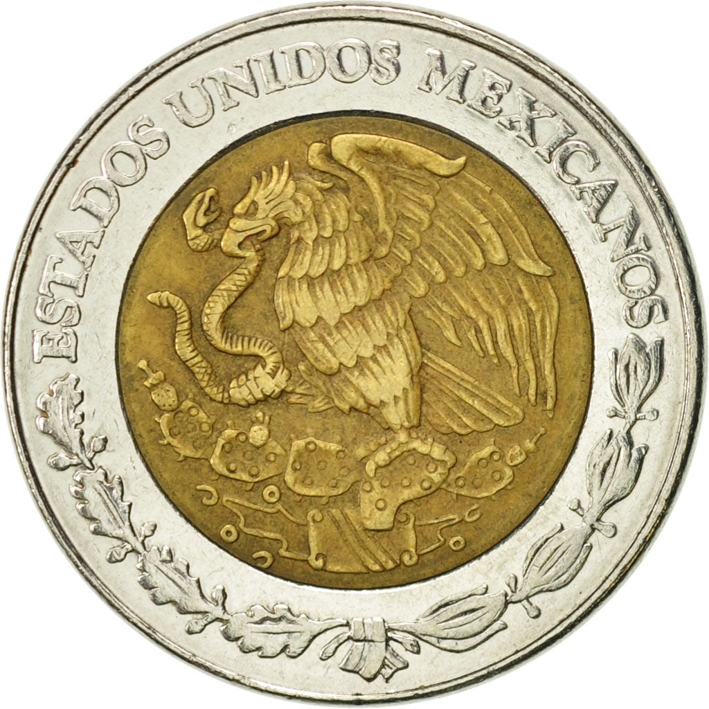 Moneta, Messico, 5 Pesos, 2005, Mexico City, BB, Bi-metallico, KM:605