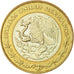 Coin, Mexico, 10 Pesos, 2000, Mexico City, AU(50-53), Bi-Metallic, KM:636