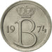 Coin, Belgium, 25 Centimes, 1974, Brussels, AU(50-53), Copper-nickel, KM:154.1