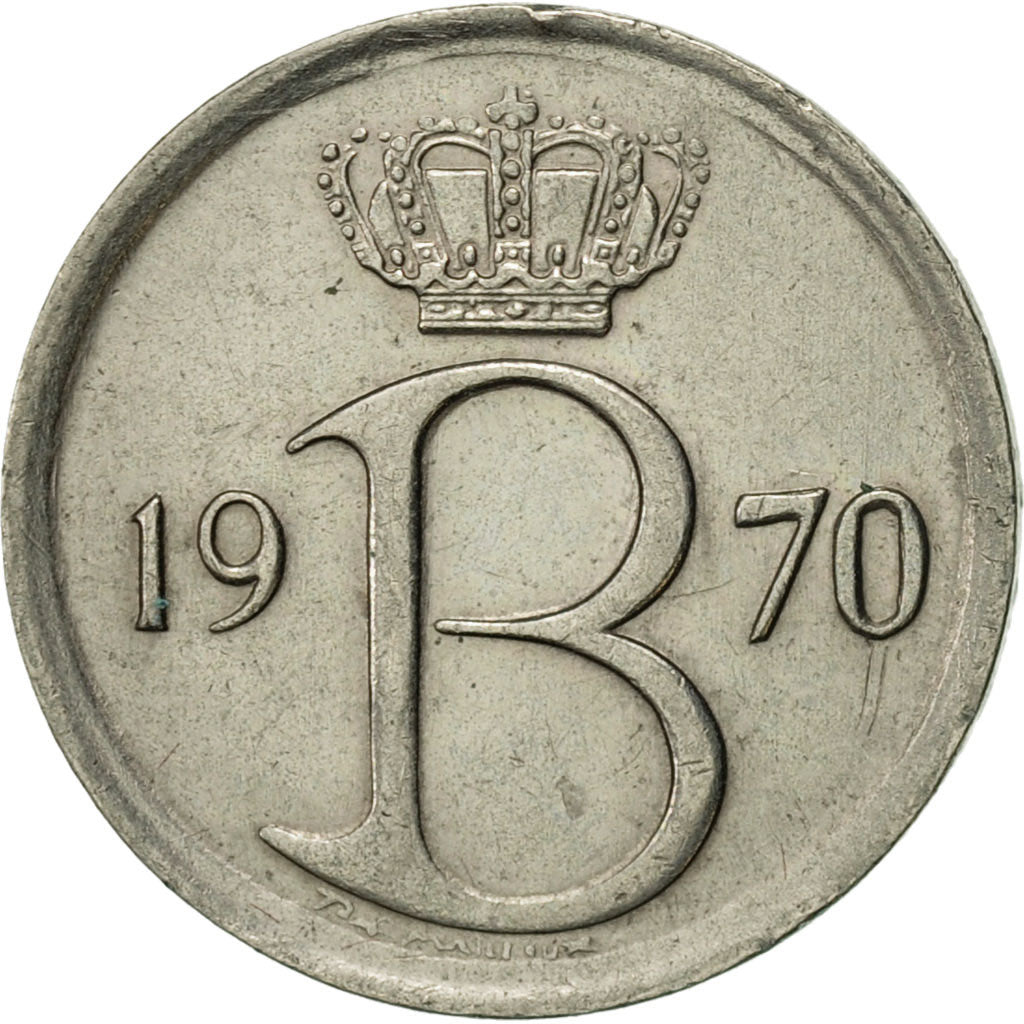 Monnaie, Belgique, 25 Centimes, 1970, Bruxelles, TTB+, Copper-nickel, KM:154.1