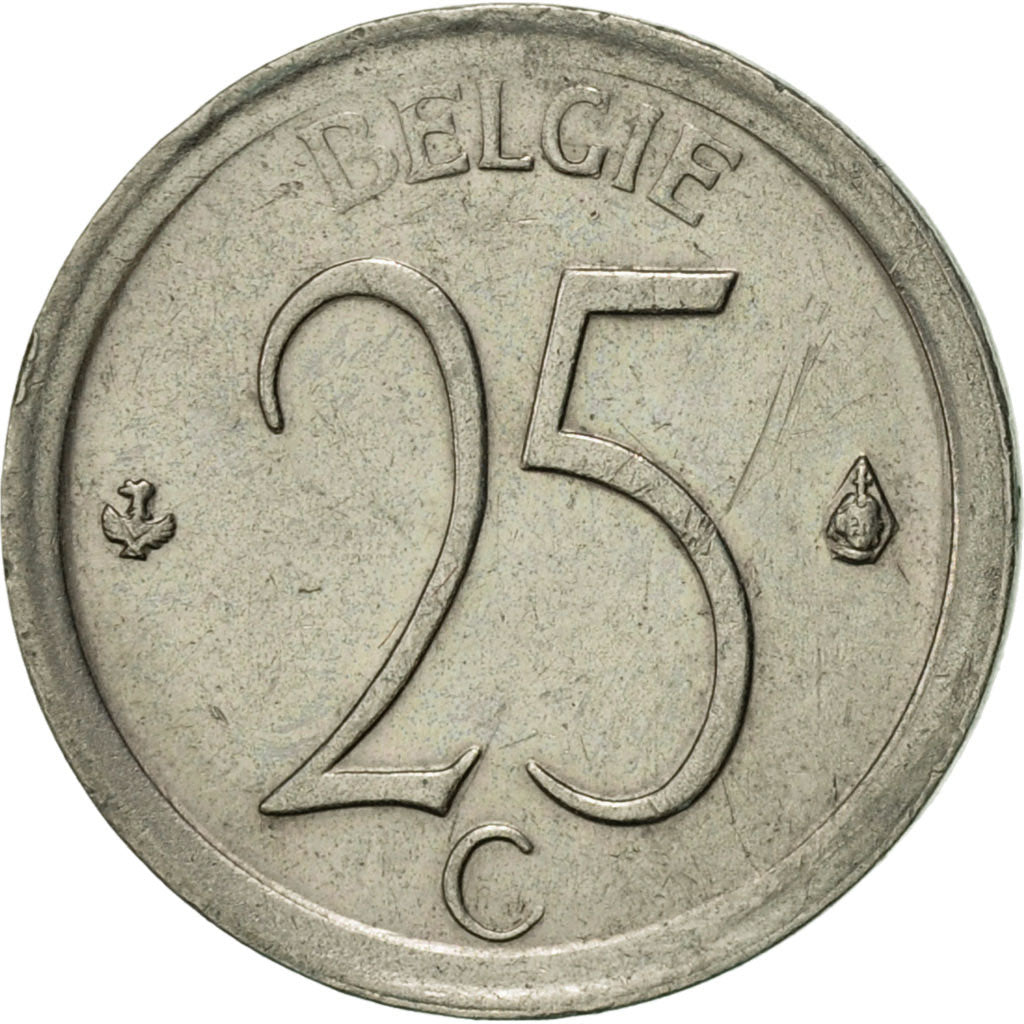 Monnaie, Belgique, 25 Centimes, 1970, Bruxelles, TTB+, Copper-nickel, KM:154.1