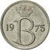 Moneta, Belgio, 25 Centimes, 1975, Brussels, BB+, Rame-nichel, KM:154.1