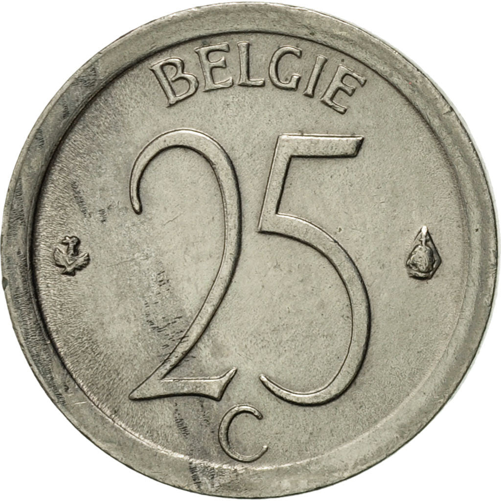 Monnaie, Belgique, 25 Centimes, 1971, Bruxelles, TTB+, Copper-nickel, KM:154.1