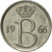 Coin, Belgium, 25 Centimes, 1966, Brussels, AU(50-53), Copper-nickel, KM:153.1