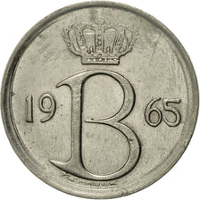 Coin, Belgium, 25 Centimes, 1965, Brussels, AU(50-53), Copper-nickel, KM:154.1