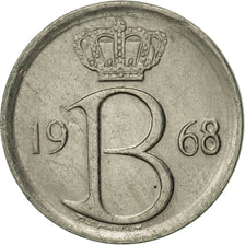 Coin, Belgium, 25 Centimes, 1968, Brussels, AU(50-53), Copper-nickel, KM:153.1