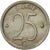 Coin, Belgium, 25 Centimes, 1969, Brussels, AU(50-53), Copper-nickel, KM:154.1