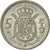 Moneta, Hiszpania, Juan Carlos I, 5 Pesetas, 1977, AU(50-53), Miedź-Nikiel