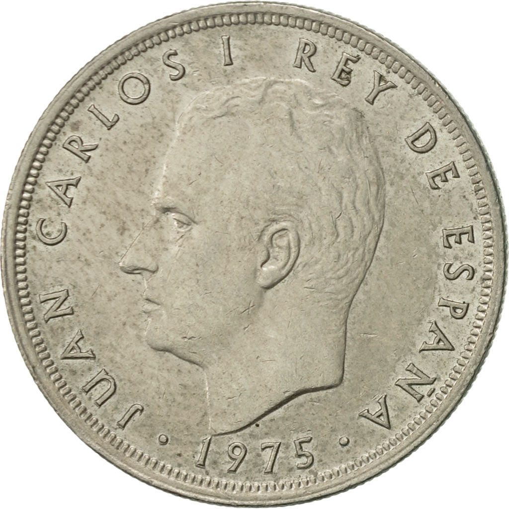 Münze, Spanien, Juan Carlos I, 5 Pesetas, 1979, SS+, Copper-nickel, KM:807