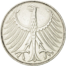 Coin, GERMANY - FEDERAL REPUBLIC, 5 Mark, 1973, Karlsruhe, AU(50-53), Silver