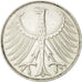 Coin, GERMANY - FEDERAL REPUBLIC, 5 Mark, 1973, Karlsruhe, AU(50-53), Silver
