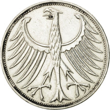 Moneta, GERMANIA - REPUBBLICA FEDERALE, 5 Mark, 1971, Hambourg, BB+, Argento