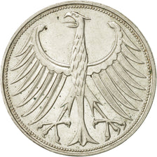 Coin, GERMANY - FEDERAL REPUBLIC, 5 Mark, 1966, Hambourg, AU(50-53), Silver