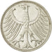 Coin, GERMANY - FEDERAL REPUBLIC, 5 Mark, 1966, Hambourg, AU(50-53), Silver