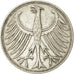 Coin, GERMANY - FEDERAL REPUBLIC, 5 Mark, 1964, Hambourg, EF(40-45), Silver