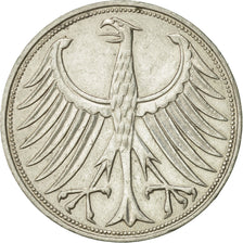 Münze, Bundesrepublik Deutschland, 5 Mark, 1963, Hambourg, SS+, Silber