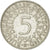 Monnaie, République fédérale allemande, 5 Mark, 1956, Munich, SUP, Argent