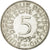 Monnaie, République fédérale allemande, 5 Mark, 1959, Karlsruhe, SUP, Argent