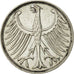 GERMANY - FEDERAL REPUBLIC, 5 Mark, 1957, Hambourg, AU(50-53), Silver, KM:112.1