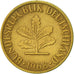 Bundesrepublik Deutschland, 5 Pfennig, 1968, Stuttgart, SS+, Brass Clad Steel