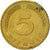 Moneda, ALEMANIA - REPÚBLICA FEDERAL, 5 Pfennig, 1979, Hambourg, MBC+, Latón