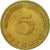 Münze, Bundesrepublik Deutschland, 5 Pfennig, 1970, Stuttgart, SS+, Brass Clad