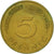 Coin, GERMANY - FEDERAL REPUBLIC, 5 Pfennig, 1988, Munich, AU(50-53), Brass Clad