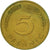 Monnaie, République fédérale allemande, 5 Pfennig, 1988, Munich, TTB+, Brass