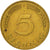 Coin, GERMANY - FEDERAL REPUBLIC, 5 Pfennig, 1984, Hambourg, AU(50-53), Brass