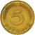 Coin, GERMANY - FEDERAL REPUBLIC, 5 Pfennig, 1983, Hambourg, AU(50-53), Brass