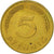 Münze, Bundesrepublik Deutschland, 5 Pfennig, 1991, Munich, SS+, Brass Clad