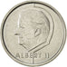 Coin, Belgium, Albert II, Franc, 1997, Brussels, AU(50-53), Nickel Plated Iron