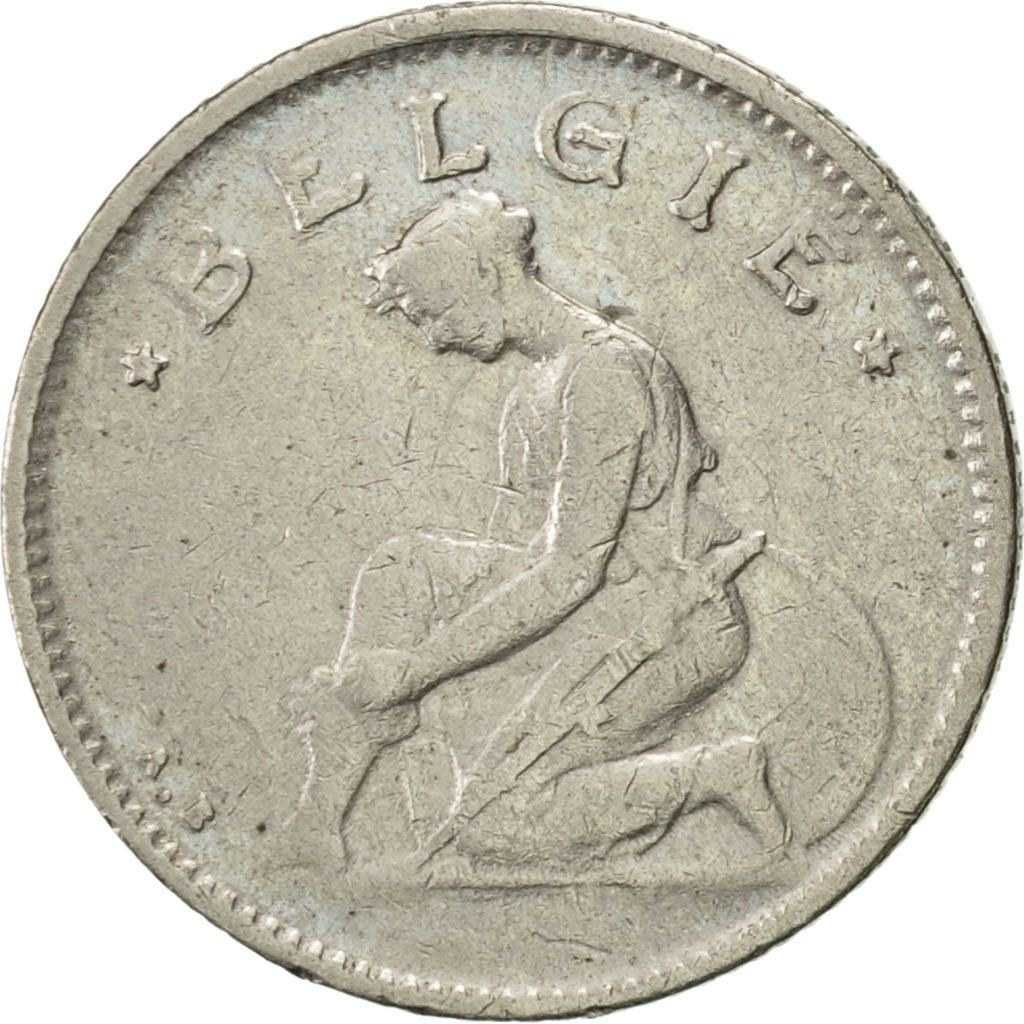 Moneta, Belgio, 50 Centimes, 1923, BB, Nichel, KM:88