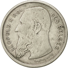 Coin, Belgium, 2 Francs, 2 Frank, 1909, VF(20-25), Silver, KM:58.1